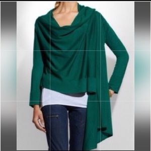 BCBG wrap cardigan color off white